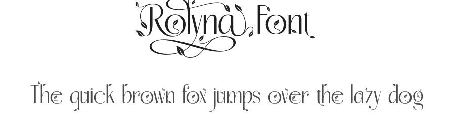 Rolyna Font by burntilldead — Sans Serif Font