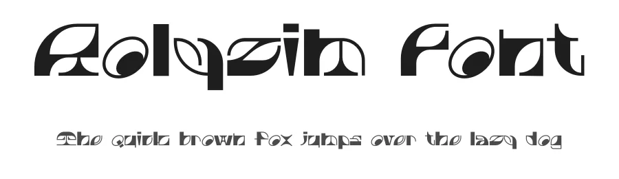 Rolyzim Font by erifqizefont โ Decorative Font