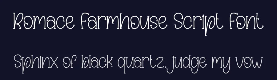 Romace Farmhouse Script Font by creativeletter — Display Font — thumbnail 2
