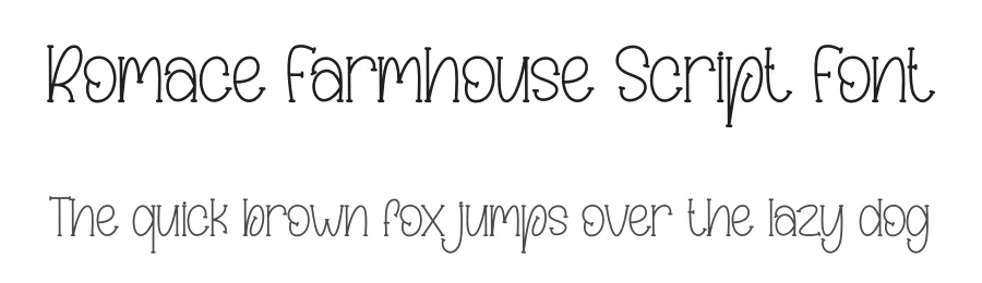 Romace Farmhouse Script Font by creativeletter — Display Font