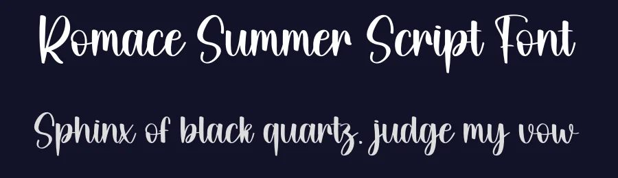 Romace Summer Script Font by creativeletter — Script Handwritten Font — thumbnail 2
