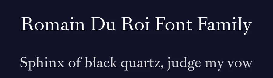 Romain Du Roi Font Family by newglyph — Serif Font — thumbnail 2