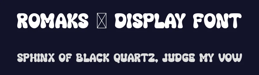 Romaks – Display Font by Hasbi Creative — Decorative Font — thumbnail 2