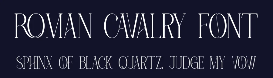 Roman Cavalry Font by andstudio07 — Serif Font — thumbnail 2
