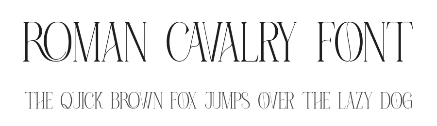 Roman Cavalry Font by andstudio07 — Serif Font