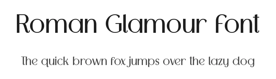 Roman Glamour Font by nihstudio — Serif Font