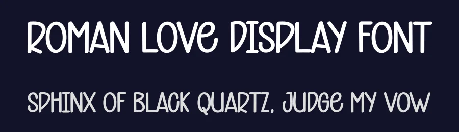 Roman Love Display Font by andikastudio — Display Font — thumbnail 2