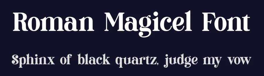 Roman Magicel Font by timelesstype.co — Display Font — thumbnail 2