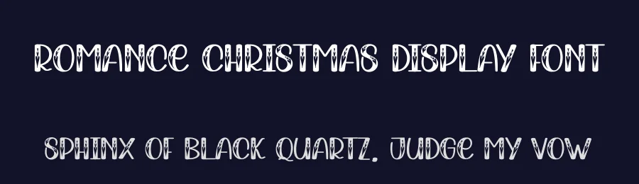 Romance Christmas Display Font by andikastudio — Display Font — thumbnail 2