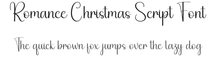 Romance Christmas Script Font by andikastudio — Script Handwritten Font