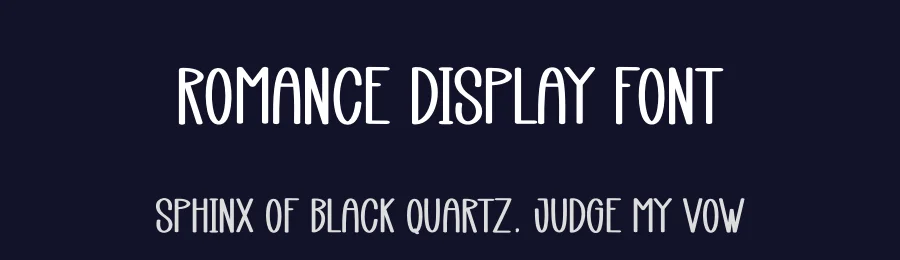 Romance Display Font by creativeletter — Display Font — thumbnail 2