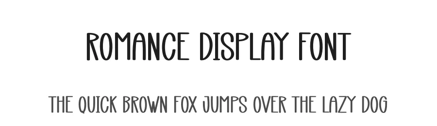 Romance Display Font by creativeletter — Display Font