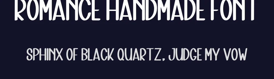 Romance Handmade Font by inermediaSTUDIO — Display Font — thumbnail 2