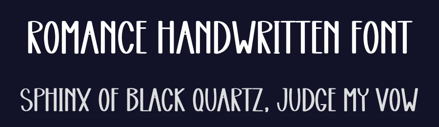 Romance Handwritten Font by freshtypeink — Display Font — thumbnail 2