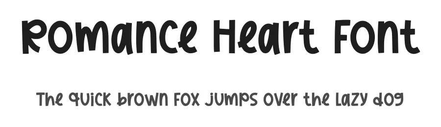 Romance Heart Font by Nadiratype — Display Font