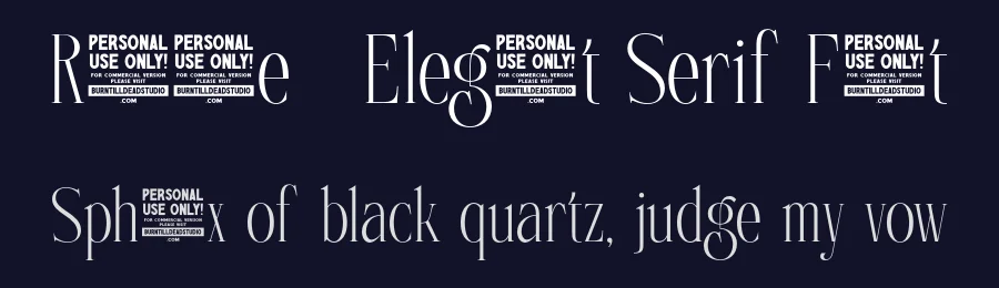 Romane – Elegant Serif Font by burntilldead — Decorative Font — thumbnail 2