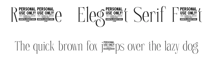 Romane – Elegant Serif Font by burntilldead — Decorative Font