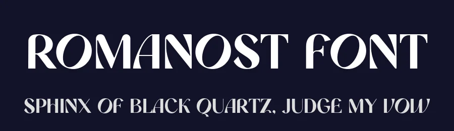 Romanost Font by UICreative — Sans Serif Font — thumbnail 2