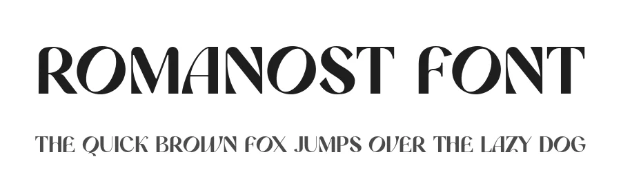 Romanost Font by UICreative — Sans Serif Font