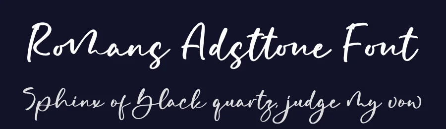 Romans Adsttone Font by letterfabric — Script Handwritten Font — thumbnail 2