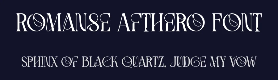 Romanse Afthero Font by SlideShoot — Serif Font — thumbnail 2