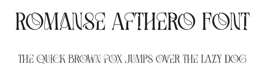 Romanse Afthero Font by SlideShoot — Serif Font