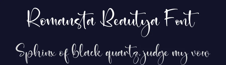 Romansta Beautya Font by letterfabric — Script Handwritten Font — thumbnail 2