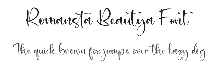 Romansta Beautya Font by letterfabric — Script Handwritten Font