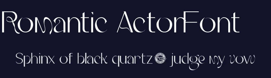 Romantic Actor Font by CalligraphyFonts.net — Display Font — thumbnail 2