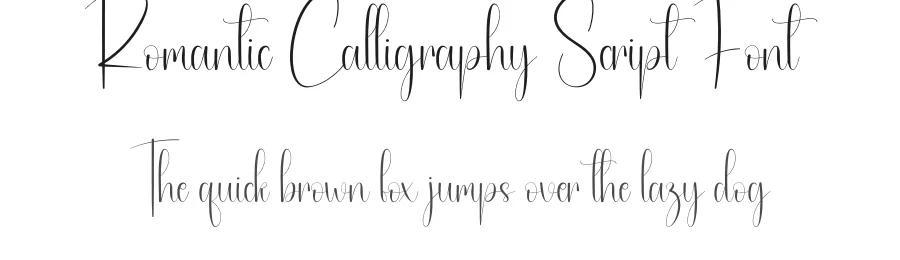 Romantic Calligraphy Script Font by creativeletter — Script Handwritten Font