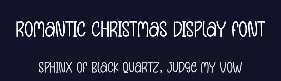 Romantic Christmas Display Font by andikastudio — Display Font — thumbnail 2