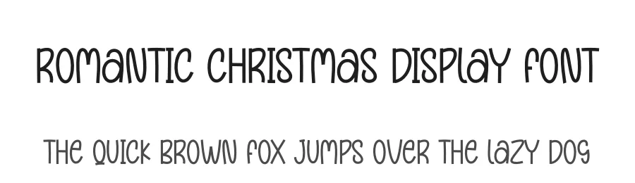 Romantic Christmas Display Font by andikastudio — Display Font
