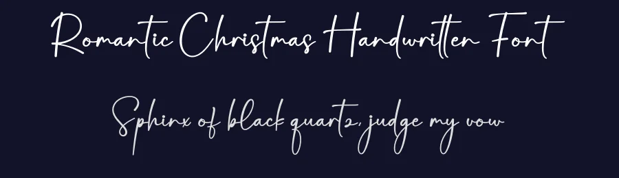 Romantic Christmas Handwritten Font by creativeletter — Script Handwritten Font — thumbnail 2