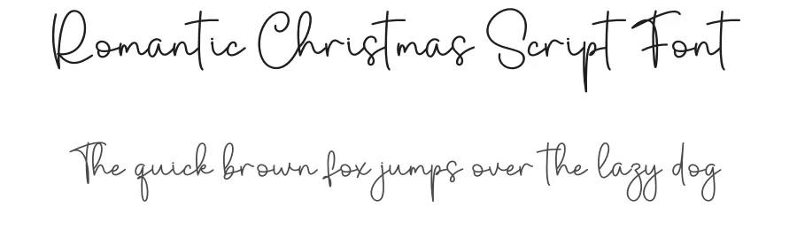 Romantic Christmas Script Font by creativeletter — Script Handwritten Font