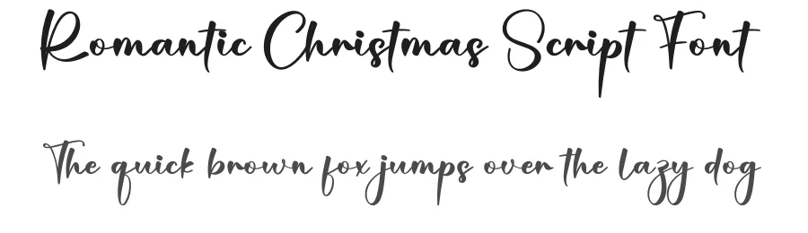 Romantic Christmas Script Font by creativeletter — Script Handwritten Font