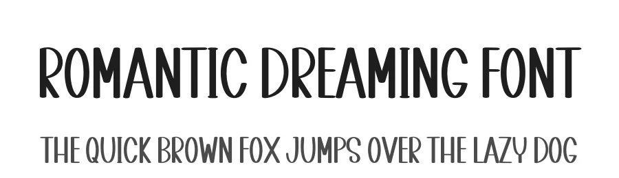 Romantic Dreaming Font by freshtypeink — Display Font