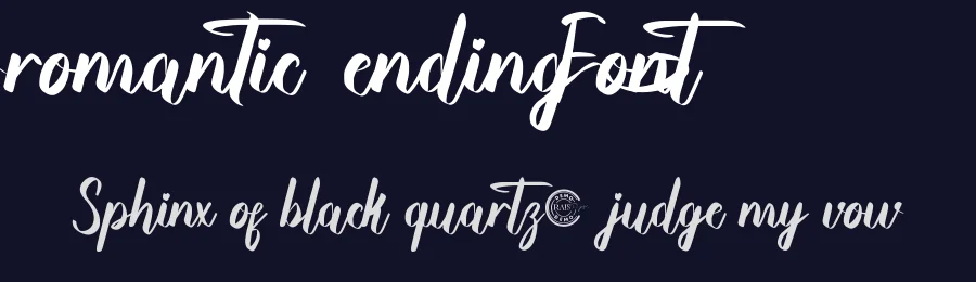 Romantic Ending Font by RaisProject — Script Handwritten Font — thumbnail 2