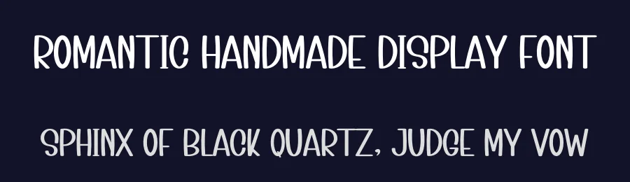 Romantic Handmade Display Font by inermediaSTUDIO — Display Font — thumbnail 2
