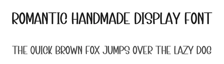 Romantic Handmade Display Font by inermediaSTUDIO — Display Font