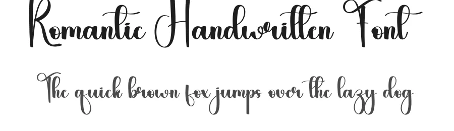 Romantic Handwritten Font by andikastudio — Script Handwritten Font