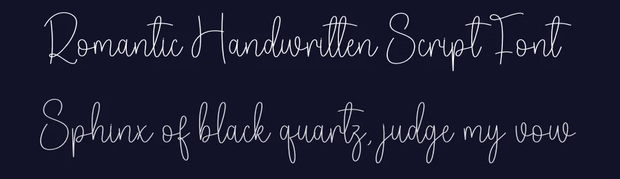 Romantic Handwritten Script Font by creativeletter — Script Handwritten Font — thumbnail 2