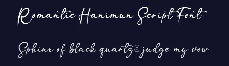 Romantic Hanimun Script Font by andikastudio — Script Handwritten Font — thumbnail 2
