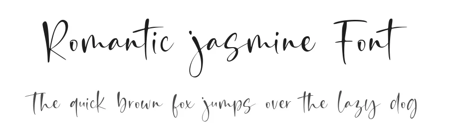 Romantic jasmine Font by Essentials Studio — Display Font