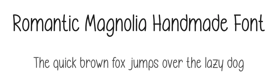 Romantic Magnolia Handmade Font by freshtypeink — Display Font