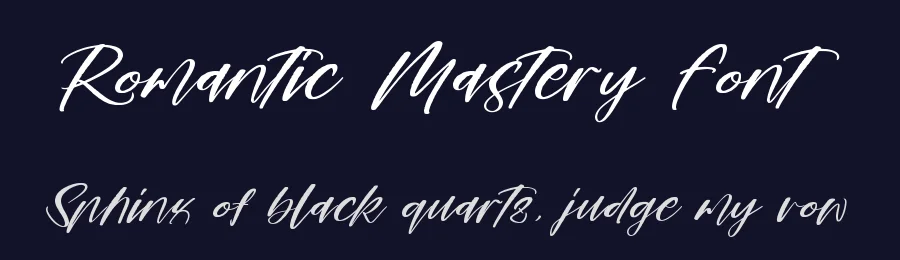 Romantic Mastery Font by stylishtype.co — Script Handwritten Font — thumbnail 2