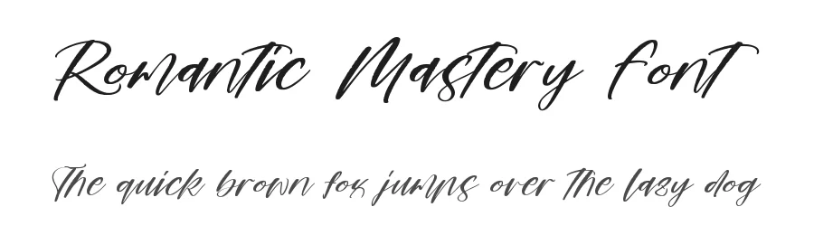Romantic Mastery Font by stylishtype.co — Script Handwritten Font