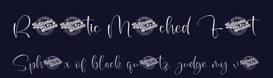 Romantic Matched Font by letterenastudios — Script Handwritten Font — thumbnail 2