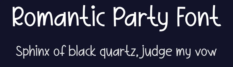 Romantic Party Font by Nadiratype — Display Font — thumbnail 2