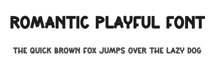 Romantic Playful Font by andikastudio — Display Font