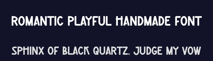 Romantic Playful Handmade Font by andikastudio — Display Font — thumbnail 2